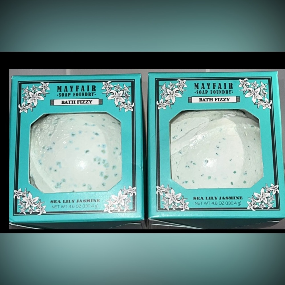 Bath Fizzy! Mayfair Soap 🫧Foundry SEA 🌊 LILLY JASMINE🍵 Bundle Of 2!! New!!🆕